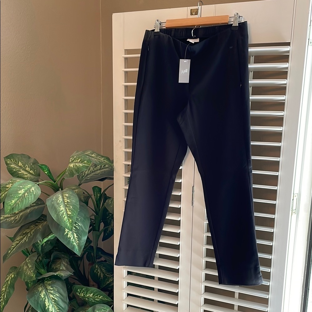 J. Jill Black Dress Pants Straight Leg